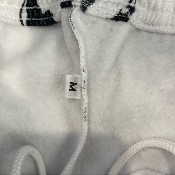 Worldwide Youth x Lil Tecca Black & White Flame Athletic Shorts Medium - Picture 3 of 3